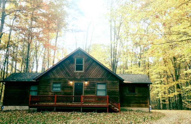 Cabine confortable de 4 chambres nichée dans le magnifique Central Michigan