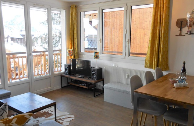 Appartement cosy 6 pers, balcon, animaux admis, parking