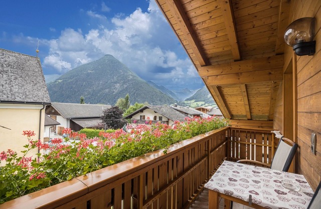Appartement confortable "Arnika - Mesnerhof" avec vue montagne, Wi-Fi, balcon et jardin