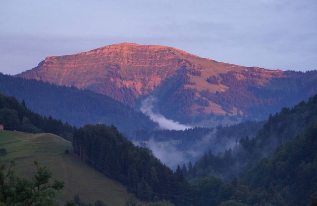 Appartement confortable avec une vue de rêve sur le Hochgrat