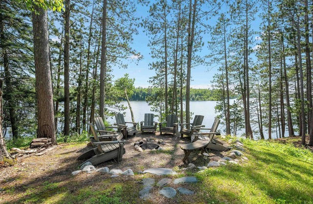 Cozy Balsam Lake Cabin 1BR - 1 Bath w/Loft, Dock, Kayaks & Firepit – No Pets Allowed