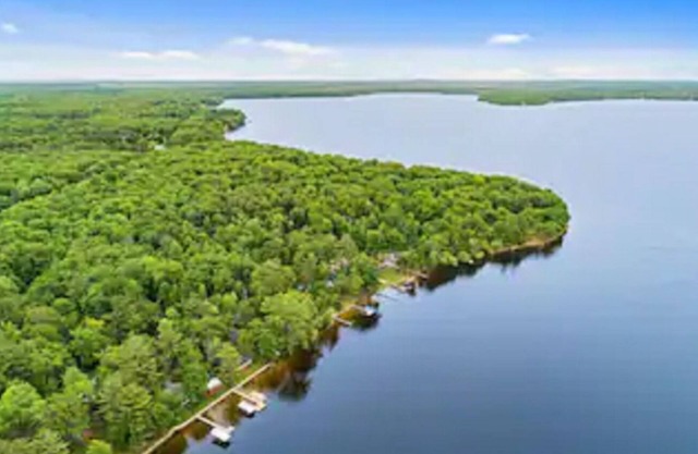 Cozy Cabin -1 Min to Lake, BBQ, Firepit & Fast Wi-Fi