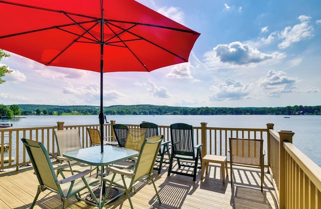 Cozy Cohocton Cottage w/ Private Beach & Deck!