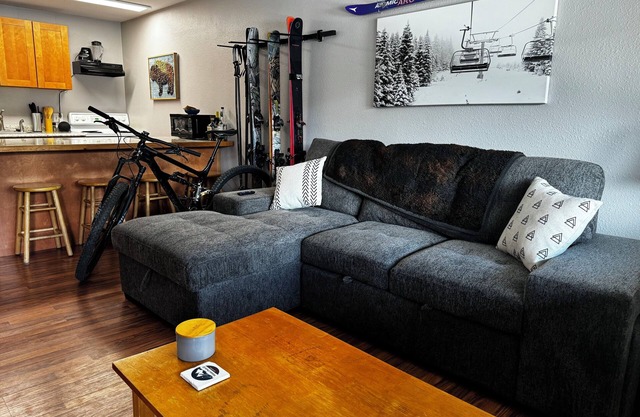 Cozy Condo In Town - On Blue Bus Route to Resort - Walk to Restaurants & Grocery