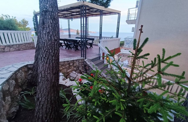 Maison confortable dans une forêt de pins