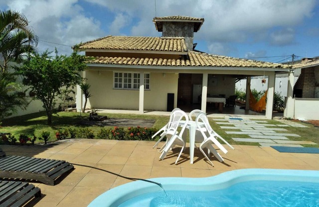 Casa Barra do Jacuípe, piscine. 4 chambres. table de billard, barbecue