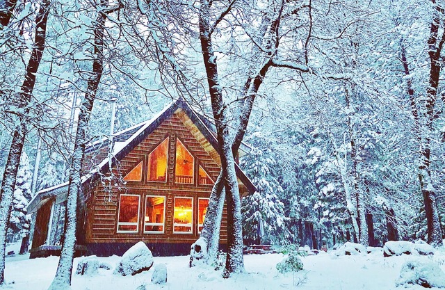 NOUVEAU! Cabane en rondins près du parc national de Lassen