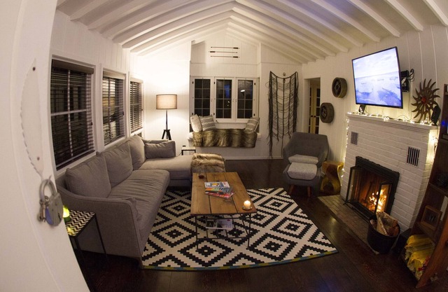 Cozy modern cottage with treehouse
