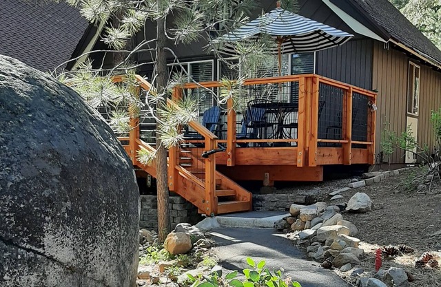 Cabine inclinée confortable avec grande terrasse, excellent emplacement, max. 6 personnes
