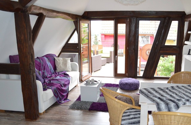Cozy vacation apartment with terrace near Karlsruhe