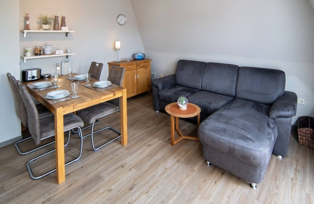Cozy vacation apartment Franziska with balcony and close to the beach in Dornumersiel