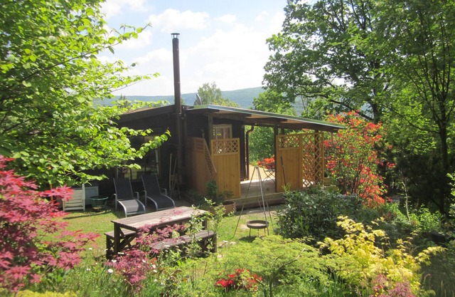 maison en rondins confortable dans la forêt Reinhard Parc Naturel - Weserbergland près de Kassel