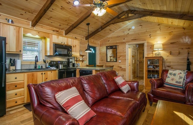 Creekside Log Cabin près de la forêt de Pisgah