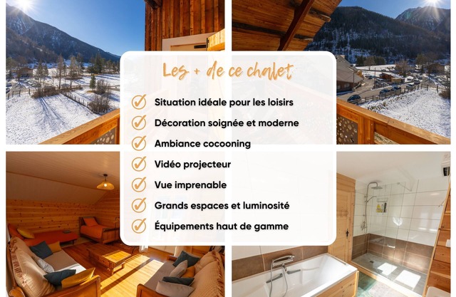 Le Cru'Queyras vit! Élégant chalet lumineux - 15p - Aiguilles - Parc du Queyras