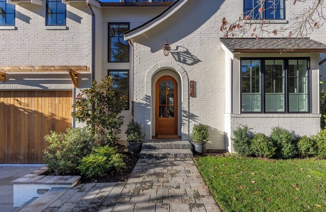 Custom home with Pickleball court
