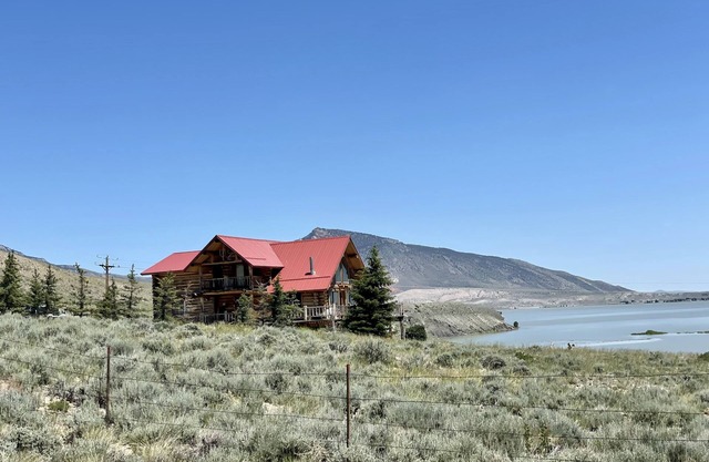 Cabane en rondins sur mesure avec une vue imprenable sur Buffalo Bill Reservoir et Carter Mt