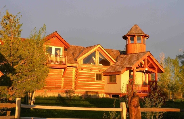 Cabin personnalisée journal Entouré par de Grand Teton Vues