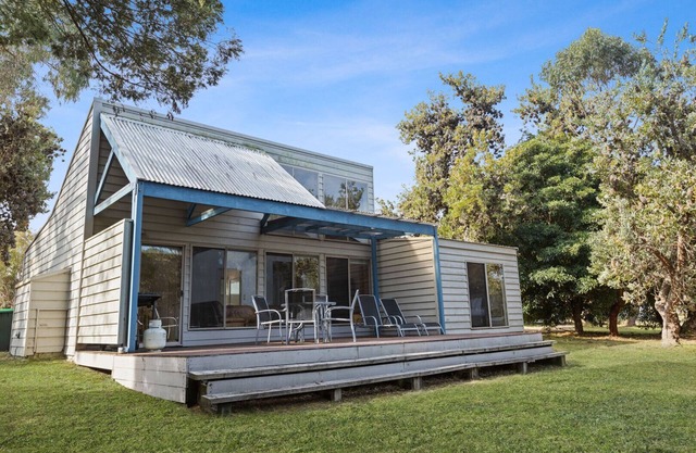 Two-bedroom lodges offer a peaceful family escape with lake views
