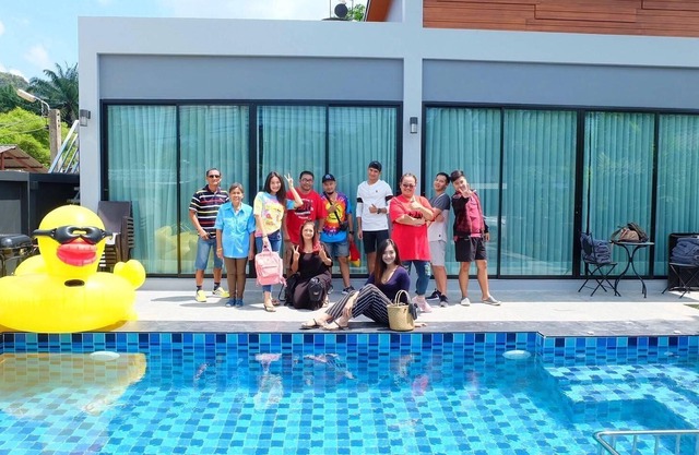 "De Nathai Private Pool Villa" La nouvelle villa avec piscine à Aonang, style moderne.