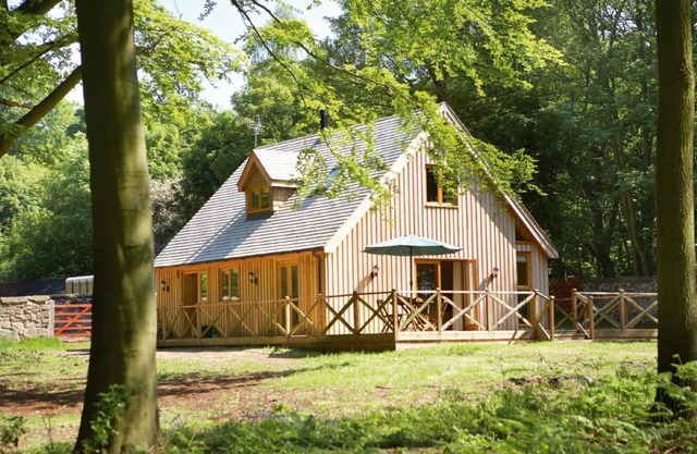 Deerpark Lodge peut accueillir six personnes et est parfait pour une escapade au calme. Chien-amical.