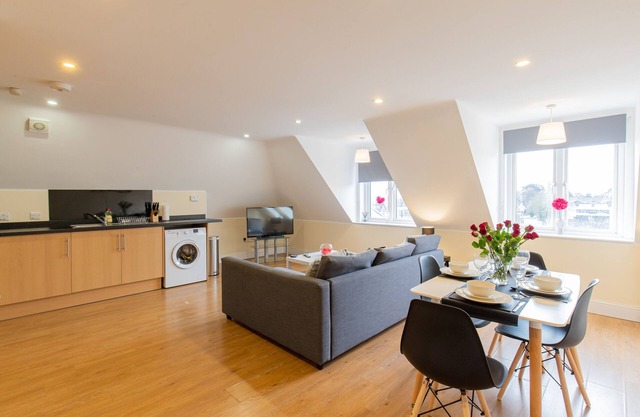 de Luxe-2 bedroom Penthouse-Vue ville-Appartement-Salle de bain privée séparée