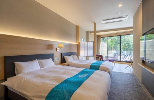 Deluxe Room with private openair bathwith bathroom and toilet / Gujo Gifu