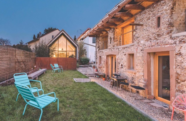 Design-Apartment in a 200-year-old renovated barn, family-friendliy