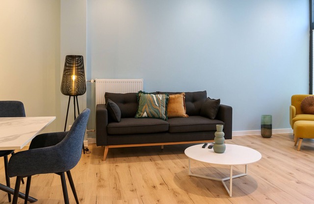 Furnished apartment with full kitchen and king size bed