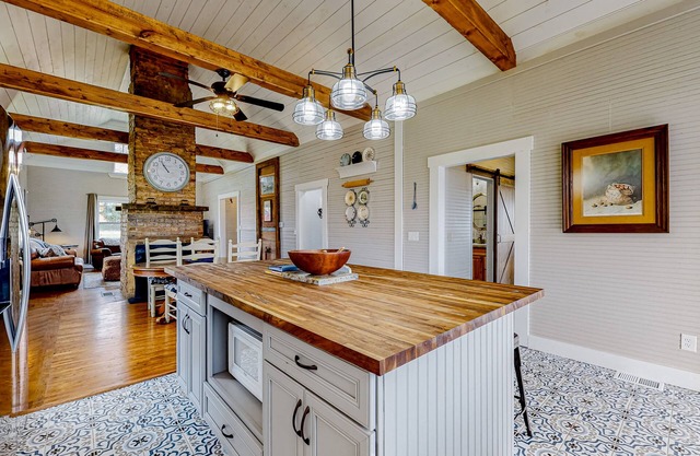Designer historic home with amazing art, antiques, central AC - walk to downtown