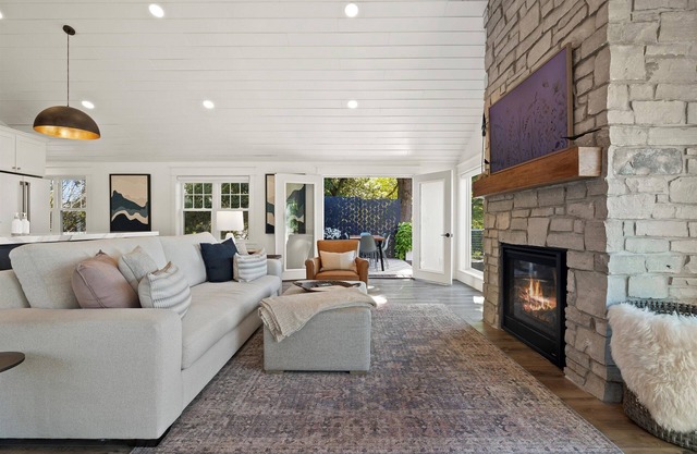 Designer Home with Lake Views + Walk to Downtown