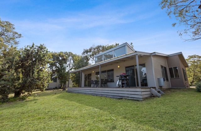 Two-bedroom lodges offer a peaceful family escape with lake views