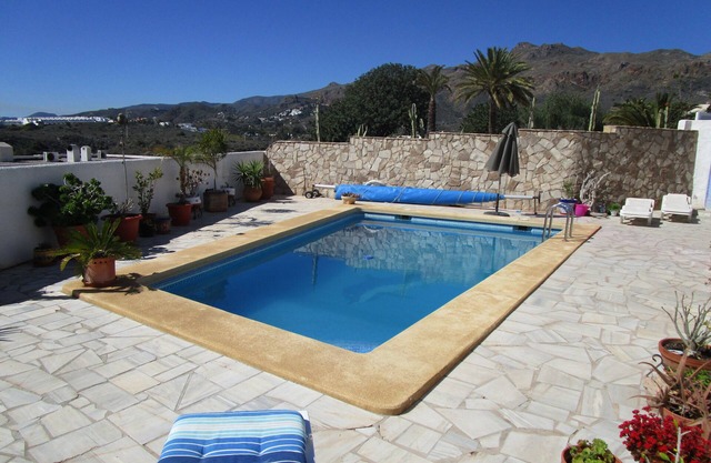 Maison individuelle à Mojácar Playa à 300 m de la plage, piscine, vue imprenable