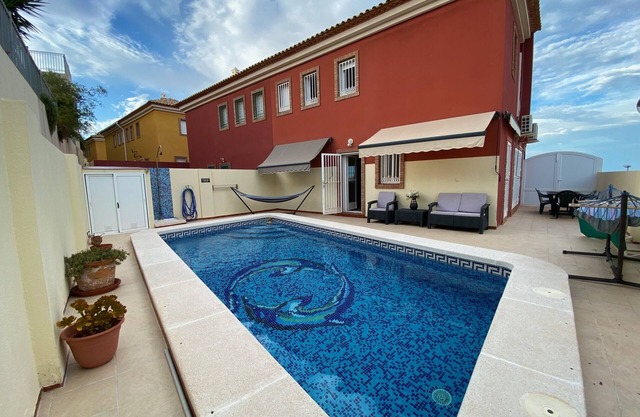 Réduit! près de Los Alcazares Villa 3 chambres piscine privée vue sur la mer 5 promenade de la plage