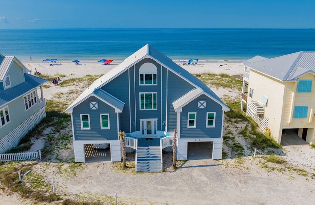 Dock Hall-I-Day - Beachfront Home, Pet-Friendly