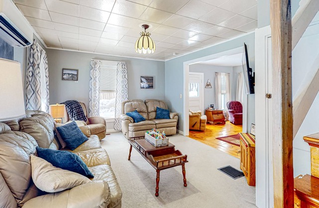 Dog-friendly, 1900s home with firepit - near AT, Moosehead Lake, & Lake Hebron