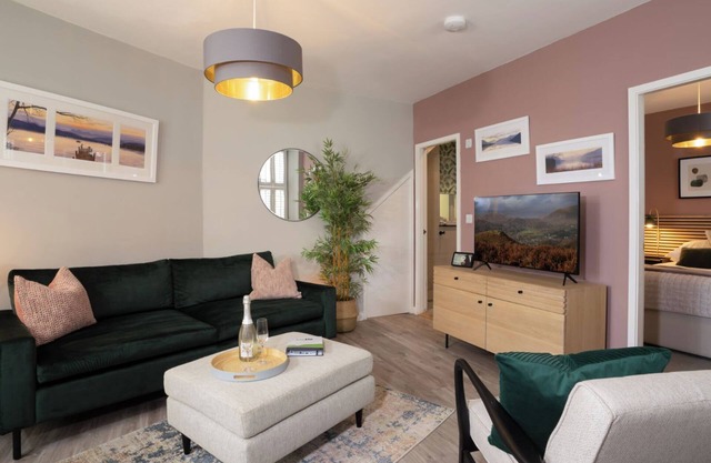 Appartement 1BR confortable, centre d'Ambleside avec parking