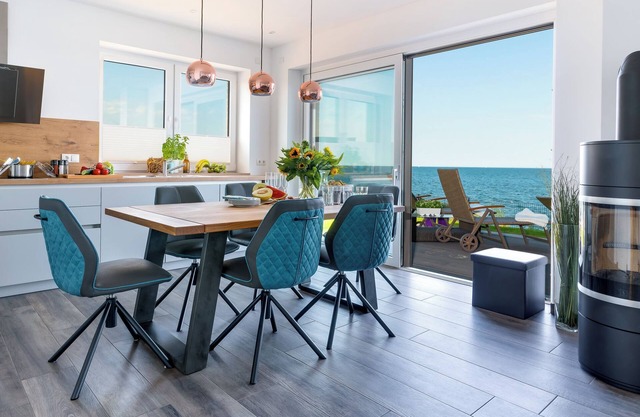 BalticLounge 2 - sauna, cheminée, vue sur la mer Baltique, grande terrasse, 1ère rangée