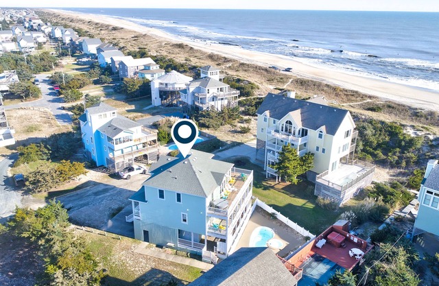 Dog-friendly beach home with private pool, hot tub, AC, pool table & game room