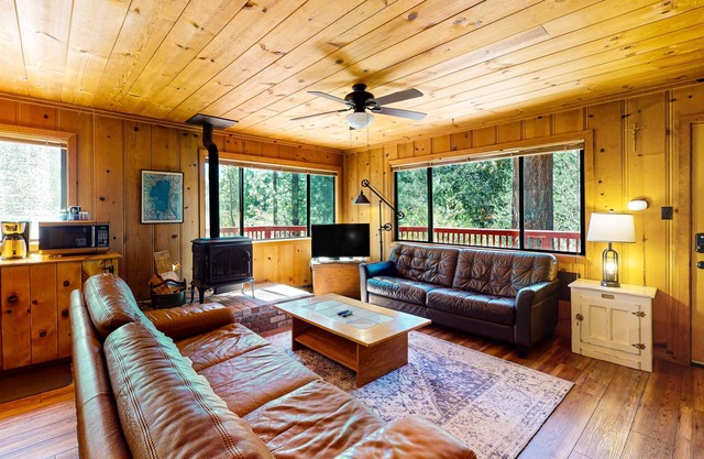 Chalet de montagne avec vue sur les chiens avec WiFi gratuit - isolé avec espace pour errer!