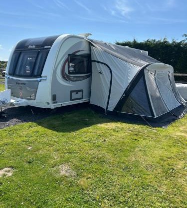 Dolafon farm luxury caravan stay