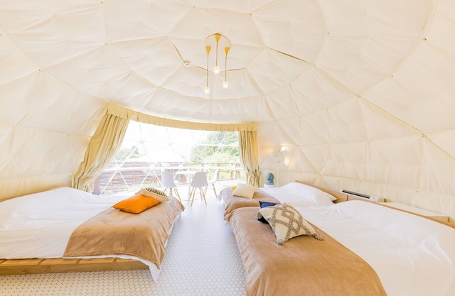 Dome Tent With Private Hot Spring / Yufu Ōita