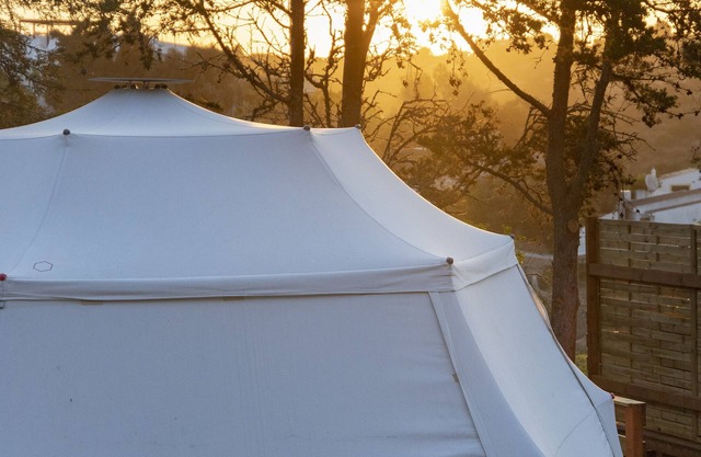 Domo Glamping tent for 2 to 4 persons in the beautiful Viehbrook farm