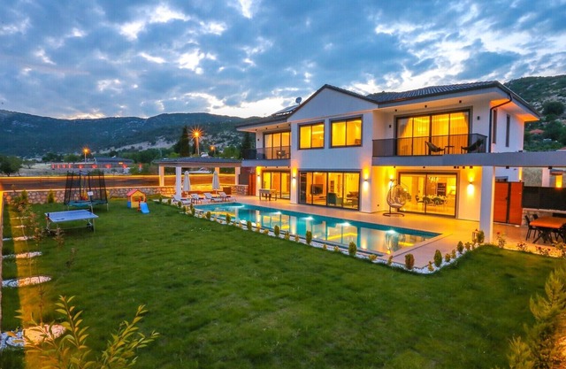 donanımlı villa sauna ve türk hamamı