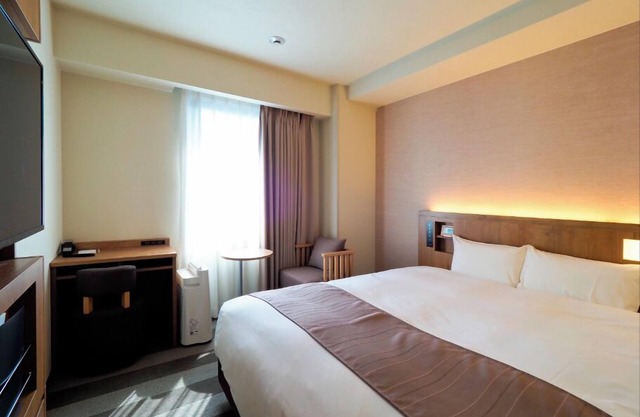 Double Bed @Hotel Yokohama Japan