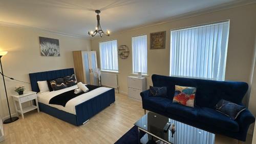 Double bed Studio Fast WiFi,Netflix, No deposit Required