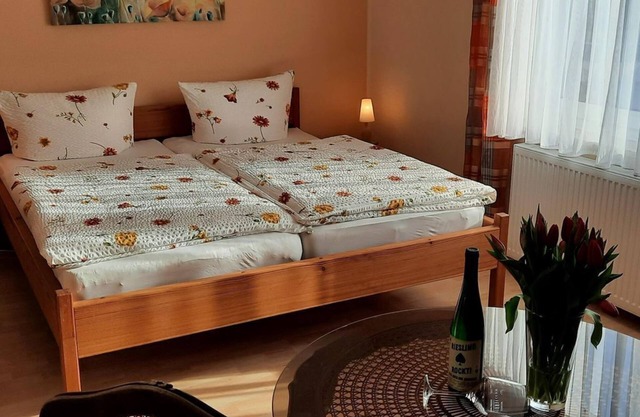 Chambre double, douche, WC - cave viticole Ferres