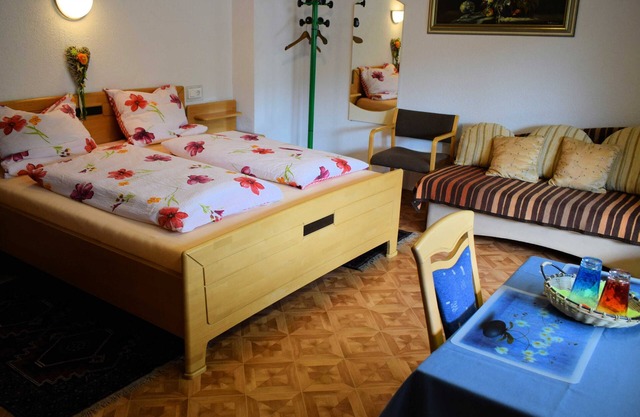 Chambre double avec balcon - Gästehaus Grau
