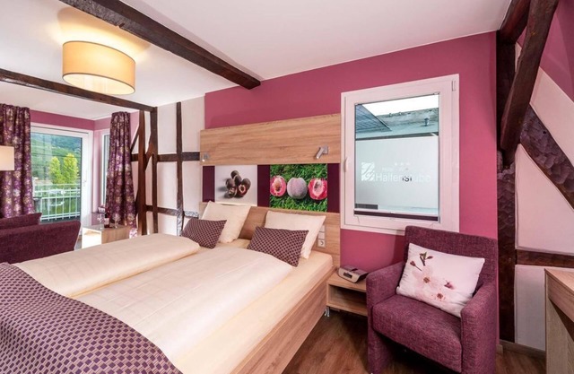 Chambre Double avec Balcon / Vue sur la Moselle - Hotel Weinhaus Halfenstube