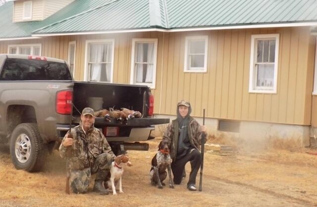 Downs, KS: chasseur, faisan, sauvagine, caille et oies bricolage sur 320 acres
