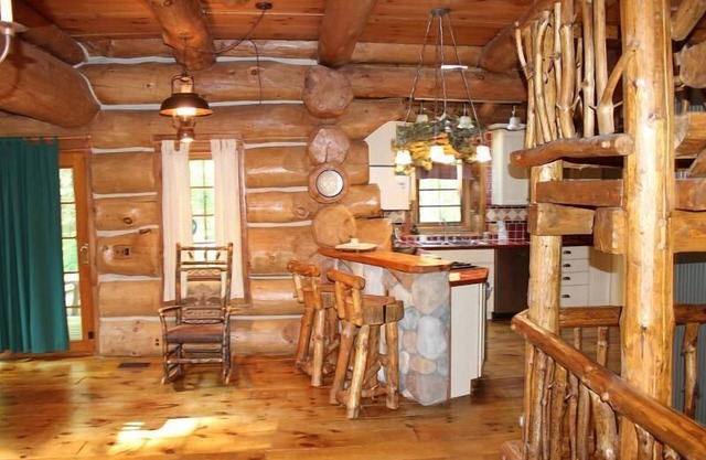 Log Cabin Dream Catcher (Newaygo, MI): JUST LISTED! 10-12 personnes-Central Air, WiFi, 60 acres privés